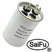 Пусковой конденсатор SAIFU CBB65, 30 мкФ, 630 В | код 104254 | Saifu