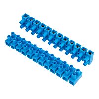 Клеммная винтовая колодка KВ-35 10-35, ток 80 A, полиэтилен синий REXANT (10 шт./уп.) | код 07-5035-4 | REXANT