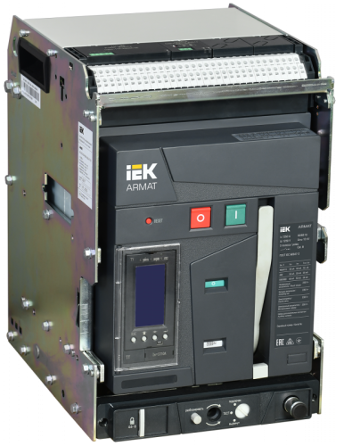 ARMAT Возд. авт. выкл. выдв. 3P A 55кА 1250А TY с акс. IEK | код AR-ACB-3VA-055-1250A-TYCF | IEK ARMAT Возд. авт. выкл. выдв. 3P A 55кА 1250А TY с акс. IEK | код AR-ACB-3VA-055-1250A-TYCF | IEK