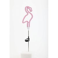 Светильник садовый неоновый ERASF012-30 Фламинго солнечная батарея ЭРА Б0044238