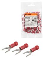 Наконечник вилочный изолированный НВИ с легким вводом проводника 1,5-5 (100 шт.) TDM | код SQ0503-0203 | TDM