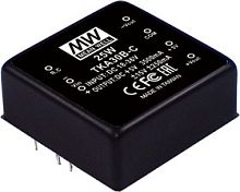 Источник питания DC-DC, 25Вт, вход 9…18В, выход1:+5В/350…3500мА, выходы2,3: ±15В/±25…±250мА, изоляция 1000В DC, 50.8х50.8х21мм., -25С…+85С, дист. упр. | код TKA30A-C | MeanWell