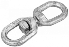 Вертлюг петля-петля D6, оцинкованная сталь | код CM633006 | DKC