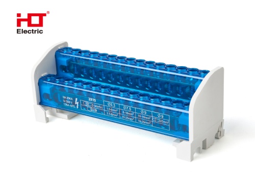 Шины на DIN-рейку в корпусе (кросс-модуль) Лесенка L+PEN 2x15 HLT | код 081-06-008 | HLT Шины на DIN-рейку в корпусе (кросс-модуль) Лесенка L+PEN 2x15 HLT | код 081-06-008 | HLT