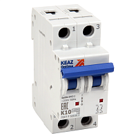 Автоматический выключатель модульный OptiDin BM63-2NK16-10-УХЛ3 (ВМ63) (1шт.) КЭАЗ | код 262745 | КЭАЗ