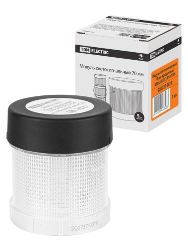 Модуль светосигнальный 70 мм прозрачный (LED 24В DC) IP54 TDM | код SQ0737-0010 | TDM Модуль светосигнальный 70 мм прозрачный (LED 24В DC) IP54 TDM | код SQ0737-0010 | TDM