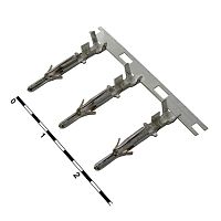 Разъём питания низковольтный RUICHI MFC-M наклон 4.5 мм, 3 контакта | код 55125 | Ruichi