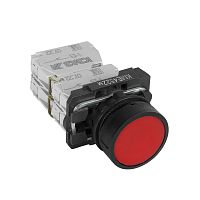 Нажимная кнопка (кнопочный выключатель/переключатель) в сборе КМЕ4522м-красный-2но+2нз-цилиндр-IP54 | код 293182 | КЭАЗ