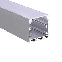 Профиль накладной PAL 3535 (комплект 2м; 2глухих заглушки; рассеиватель матов.; 4клипсы крепежных) | код 5049925 | JazzWay