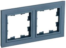 BRITE Рамка 2-местная РУ-2-БрМ маренго | код BR-M22-K35 | IEK