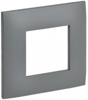SKANDY Рамка 1-мест. SK-F01Gr сер. IEK | код SK-M12-K03 | IEK