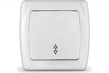 Выключатель 1 кл. проходной бел. Маргарита | код М0025 | UNIVersal