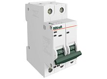 Модульный автоматический выключатель ВА-101 2 полюса, 1А, х-ка C | код. 11061DEK | DEKraft 