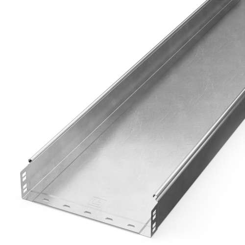 Лоток неперфорированный Стандарт INOX (AISI 304) 300х80х3000 (0,8 мм) (3 м/уп) Промрукав | код PR16.2318 | ПРОМРУКАВ