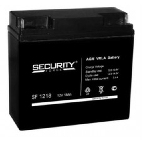 Аккумулятор SF 12В 18Ач | код SF 1218 | Security Force Аккумулятор SF 12В 18Ач | код SF 1218 | Security Force
