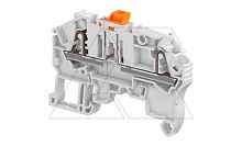 Клемма ZK2.5-S/5,2 пружинный зажим, с ножевым размыкателем, 20A, 630В, серый | код 1SNK705310R0000 | Entrelec