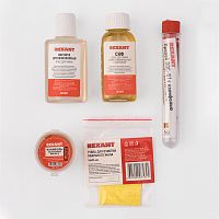 Набор К5 для пайки REXANT универсальный (припой, губка, канифоль, флюс СКФ, флюс ОК) | код 09-3745 | REXANT