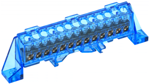 TEKFOR Шина N ноль в комб. изол. Стойка 6х9-13-С IEK | код TF-NN10-13-DP-K07 | IEK