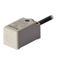 Датчик индуктивный, Sn=5мм (чувствительный элемент сверху), выход PNP NO, частота срабатывания 700Гц, Uпит. 12…24V DC, прямоугольный корпус 18?18?35мм (пластик) с кабелем 2м, IP67 | код PSN17-5DPU | AUTONICS