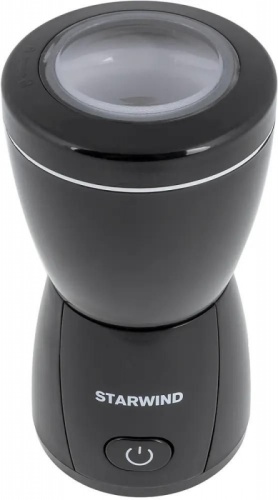 Кофемолка Starwind SGP8426 200Вт сист.помол.:ротац.нож вместим.:80гр черный | код 347070 | STARWIND