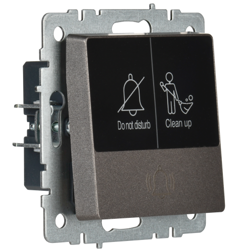 BRITE Кнопка звонка с инд. отел. 10А ВС10-1-9-БрТБ бр. IEK | код BR-V14-2-10-K45 | IEK фото 6