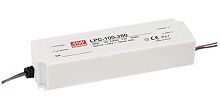 Источник питания AC-DC, 100.8Вт, вход 90...264 В AC, стабилизация тока, выход 1400мА/36...72В, изоляция 3000В AC, пластик IP67 190х52х37мм, -25…+50С | код LPC-100-1400 | MeanWell