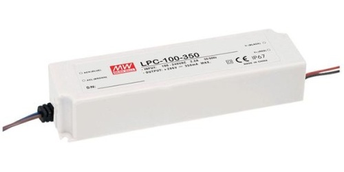 Источник питания AC-DC, 100.8Вт, вход 90...264 В AC, стабилизация тока, выход 1400мА/36...72В, изоляция 3000В AC, пластик IP67 190х52х37мм, -25…+50С | код LPC-100-1400 | MeanWell Источник питания AC-DC, 100.8Вт, вход 90...264 В AC, стабилизация тока, выход 1400мА/36...72В, изоляция 3000В AC, пластик IP67 190х52х37мм, -25…+50С | код LPC-100-1400 | MeanWell