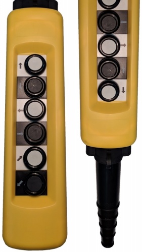 ПКТ-60Б(XACA671.BR) (6 кнопок1НО) пульт вес 0.86 кг, 306х66,5х80 (мм) | код XACA671.BR | Briswik