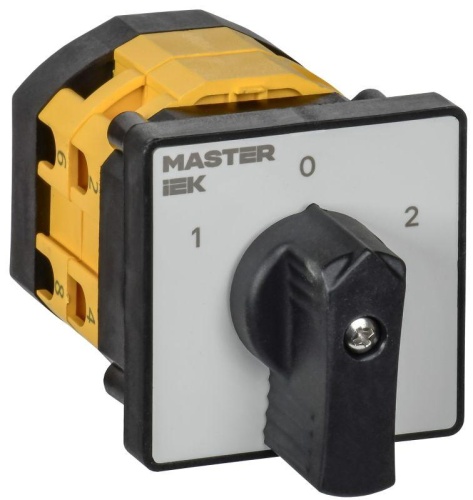 Переключатель кулачковый стандартная рукоятка 25А схема 53 | код MI-CS10-025-053 | IEK
