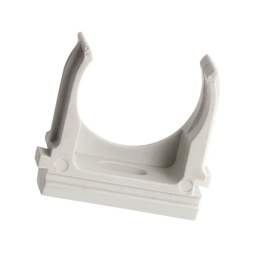 Крепеж-клипса d50 мм (20 шт) серая-Plast | код derj-z-50 | EKF