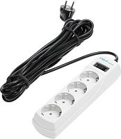 Сетевой фильтр Pilot mini 7м (4 розетки) белый (коробка) | код 1061004 | PILOT