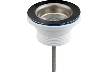 Выпуск для раковины 1 1/2' (нержавеющей решеткой 70мм) | код ИС.110702 | MasterProf