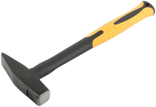 Молоток кованый, фиберглассовая усиленная ручка, Профи 600 гр | код 44326 | FIT фото 2