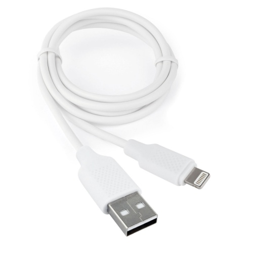 Кабель Cablexpert для Apple CCB-USB-AMAPO2-1MW, AM/Lightning, издание Classic 0.2, длина 1м, белый, блистер | код CCB-USB-AMAPO2-1MW | Cablexpert