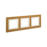 Рамка из натурального дерева, ''Avanti'', беленый дуб, 6 модулей | код 4400846 | DKC