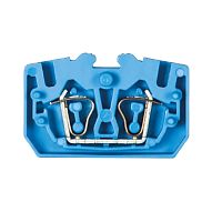 Проходная клемма, тип фиксации провода: пружинный, номинальное сечение: 2,5 мм кв., 24А, 800V, ширина: 5 мм, цвет: синий, тип монтажа: нет | код 37.703.0553.6 | Wieland