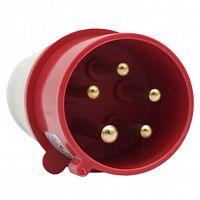 Вилка переносная AM-023 32A 220V~250V 2P+E IP44 (ANDELI) | код ADL13-004 | ANDELI