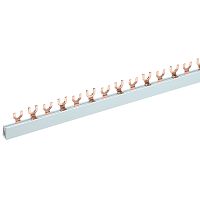 Шина соединительная типа FORK вилка 2Р 63 А 1 м REXANT (10 шт./уп.) | код 11-2233 | REXANT