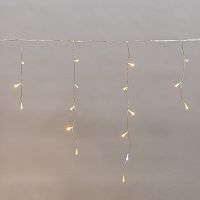 Гирлянда светодиодная Айсикл (бахрома) 5х0,6м, с эффектом мерцания, прозрачный провод, IP44, 230В, диоды ТЕПЛЫЕ БЕЛЫЕ, 112LED NEON-NIGHT | код 255-526 | NEON-NIGHT