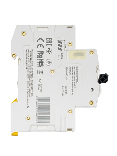 ARMAT Автоматический выключатель M06N 1P D 16А | код AR-M06N-1-D016 | IEK  фото 3