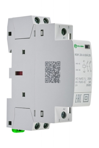 KM1.20.0.012.25 Модульный контактор 2НО контакта 25А (~/= 12В AC/DC) | код KM120001225 | РЕЛЕОН KM1.20.0.012.25 Модульный контактор 2НО контакта 25А (~/= 12В AC/DC) | код KM120001225 | РЕЛЕОН
