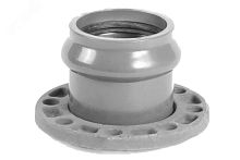 Патрубок раструбный с металлическим фланцем 315x300 мм | код 2181154 | Хемкор