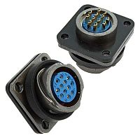 Разъём быстроразъёмный SZC FQ18-12pin ZK, 12-ти контакнтый | код 106965 | SZC