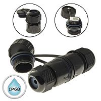 Разъём герметичный SZC RJ45M25Z2-6AG2, 10BASE-T,100 BASE-T, 1000 BASE-T | код 107894 | SZC