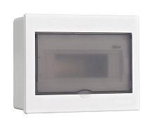 Корпус пласт. встраиваемый прозр. дв. 1 ряд 9 мод. IP41 ЩРВ-П | код 31052DEK | DEKraft