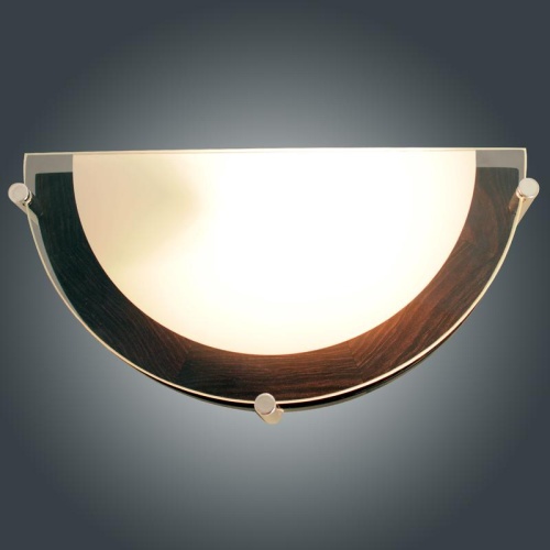 Светильник Полесье 3002 НББ 06-40 М41 белый корпус венге держатель хром ИУ | код 1005205886 | Элетех фото 5