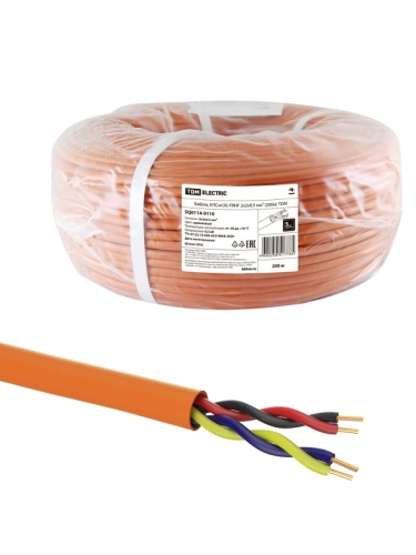 Кабель КПСнг(А)-FRHF 2х2х0.5 мм (бухта 200м) ТРТС | код SQ0114-0110 | РЭМЗ ТМ Кабель КПСнг(А)-FRHF 2х2х0.5 мм (бухта 200м) ТРТС | код SQ0114-0110 | РЭМЗ ТМ