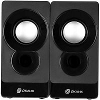 Колонки Оклик OK-165 2.0 черный 6Вт | код 397355 | Oklick