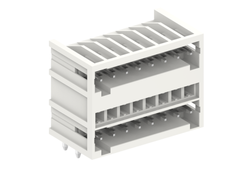 435804 Вилка на плату MCS, 2-уровневая, горизонт., шаг 3.5мм, 4 конт., бел., шт | код 435804 | SUPU 435804 Вилка на плату MCS, 2-уровневая, горизонт., шаг 3.5мм, 4 конт., бел., шт | код 435804 | SUPU