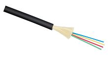 Cabeus SW-FTTH-9-01-4-LSZH-IN/OUT-40 Кабель волоконно-оптический 9/125 одномодовый, 1 волокно, усилен двумя стеклопрутками, FTTH (fiber to the home) с внешним силовым элементом из стеклопрутка, внутренний/внешний, (-40C ~ +60), LSZH, черный | код 96